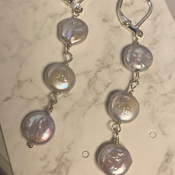 🔥3x$15🔥Coin drop earrings - Picture 2 of 4